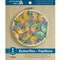 Leisure Arts Embroidery Kit 6" Butterfly – Cross Stitch Starter Set for Beginners, DIY Needlework Project for Adults, Includes Hoop, Thread, and Pattern